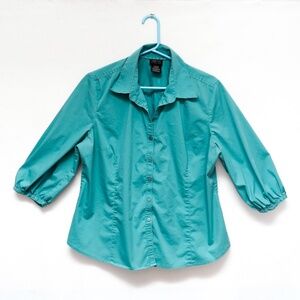 George Cotton blend buttoned shirt - very good condition - Size XL - 16/18